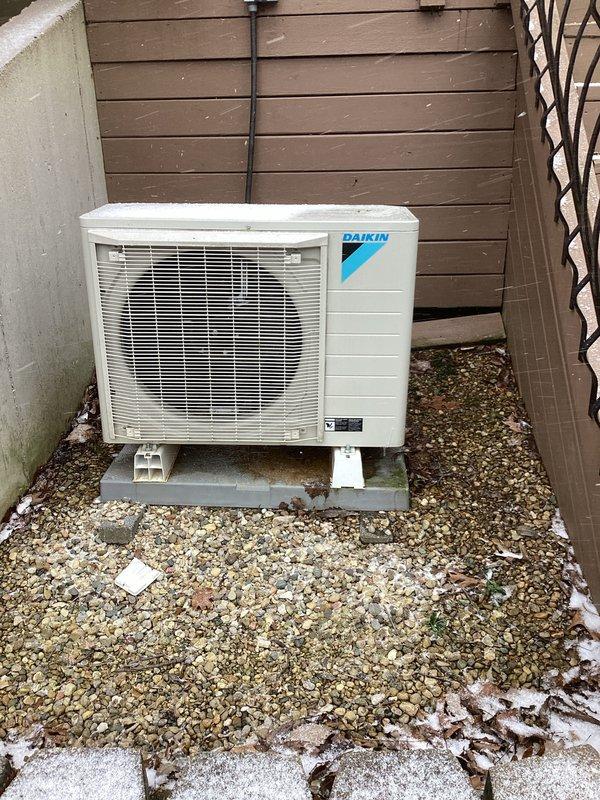 Completed maintenance service on Daikin HVAC system including inspection of both indoor furnace unit and outdoor condensing unit. Installed new 16x20x1 filter and verified proper system operation for heating season. All components functioning as designed with no issues noted.