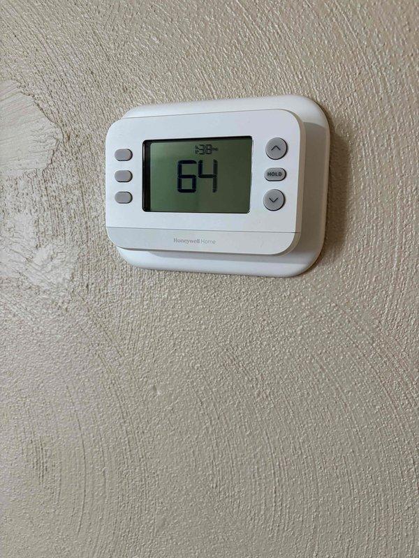 Completed installation of a Lennox horizontal furnace system with evaporator coil and mini-split auxiliary unit. System verification tests showed proper temperature differential with readings at 80.1°F. Installed and programmed new Honeywell digital thermostat, confirming proper operation with temperature set to 64°F. All components functioning within manufacturer specifications.