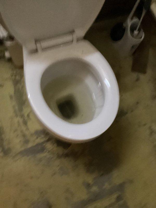 Responded to complimentary service call for toilet issue described as humming with bowl half full of water. Inspected toilet system and surrounding plumbing connections. Resolved the humming problem and restored proper water level in bowl to ensure normal flushing operation.