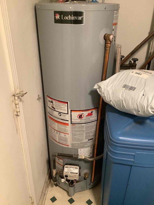 Completed monthly maintenance on Lochinvar water heater. Inspected unit for proper operation, checked connections and control panel. Replaced standard 20x20x1 filter as part of CCH Basic Monthly service package.