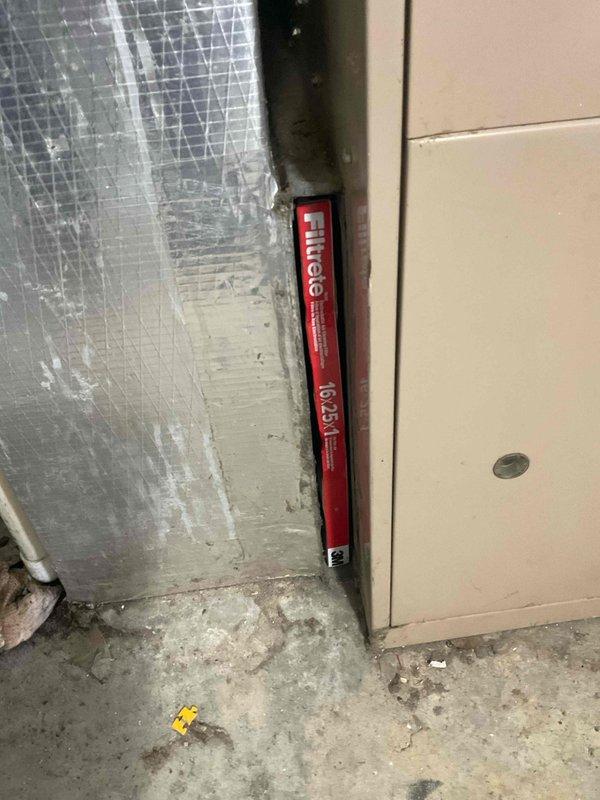 Inspected non-functioning York Diamond 90 furnace system that had reached end of life. Conducted assessment of the aging unit, noting significant wear on cabinet housing and surrounding ductwork with deteriorated insulation. Recommended complete system replacement due to age and condition of equipment.