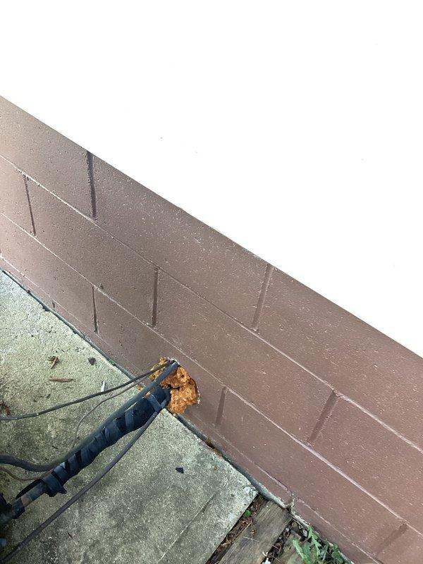 # Service Summary

Responded to no cooling call on system less than 10 years old. Upon arrival, customer reported unit had lost cooling capability the previous day and heating function had also failed, requiring use of emergency heat mode. Performed diagnostic evaluation of HVAC system and water heater equipment located in utility area. Documented equipment conditions including AO Smith water heater model 100 and adjacent HVAC unit. Inspected outdoor unit placement, electrical connections, and surrounding area for potential issues. Assessed system components, control settings, and operational status to determine root cause of heating and cooling failures.