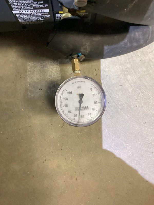 Completed basic monthly heating maintenance at CCGH facility. Performed system diagnostics including pressure testing and temperature differential measurements across the heating unit. Verified proper system operation, documented equipment readings with gauge showing normal PSI levels, and confirmed temperature output at supply ductwork reading 7.5°F differential. Standard 30x36x2 filter was not included in this service visit per maintenance agreement specifications.