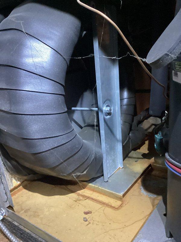 Returned to site and successfully replaced defective heat exchanger in heating unit. Removed old heat exchanger assembly, installed new unit, and reconnected all copper refrigerant lines, electrical connections, and mounting hardware. Verified proper installation of insulated components, tested system operation, and confirmed unit is functioning correctly with no leaks detected.