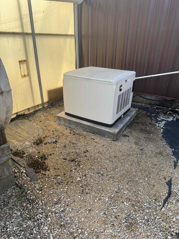 Responded to no-start condition on Cummins standby generator following storm event. Upon arrival, found unit in "Reset Stopped" status with battery voltage reading 13.10V on control panel display. Inspected Cummins Power Generation controller showing "Remote On" indicator illuminated, indicating proper signal reception but failure to start sequence. Performed system diagnostics and reset fault conditions, verified proper battery voltage and charging system operation, and tested all safety interlocks. Cycled unit through manual start sequence to confirm proper operation of starter motor, fuel delivery system, and ignition components. Generator started successfully and ran through full operational test cycle. Verified automatic transfer switch functionality and confirmed unit returned to standby mode with all status indicators showing normal operation.