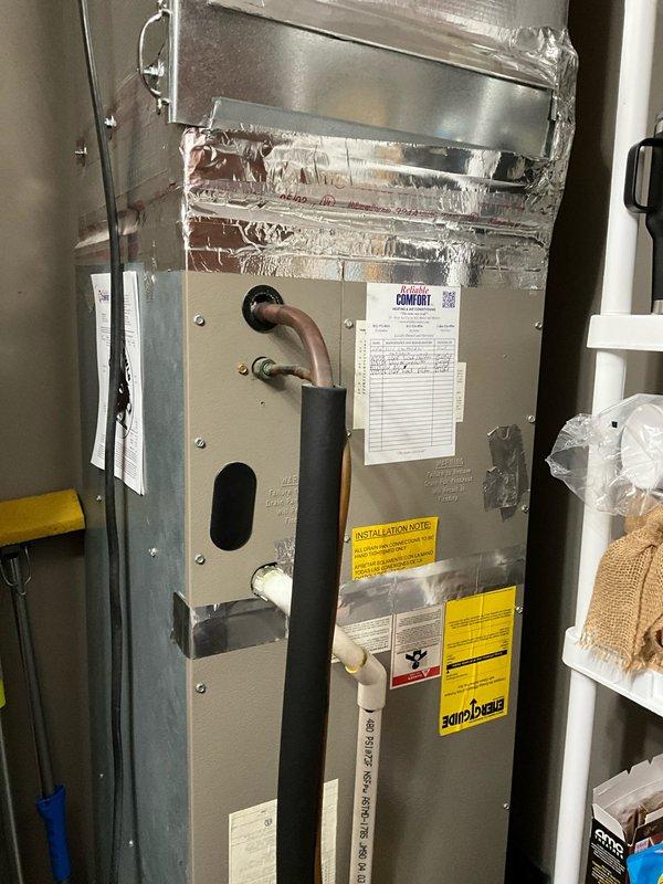 Completed full system estimate for HVAC replacement following diagnosis of compressor failure with loss of power to refrigerant pump. Existing indoor furnace unit and outdoor condenser unit assessed for complete system replacement, as cooling system is no longer operational and customer was previously aware replacement would be necessary.