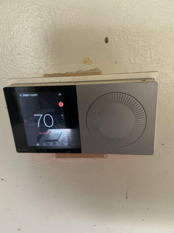 Completed scheduled basic monthly maintenance on heating system. Replaced 20x25x4 air filter and performed standard system inspection. Updated maintenance and repair history documentation on unit. Verified thermostat operation showing heating cycle active with setpoint at 72 degrees. All components functioning within normal parameters.