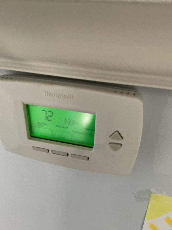 Completed bi-annual heating maintenance service on residential HVAC system. Performed comprehensive system inspection and cleaning of heating components. Replaced 20x25x5 media filter in Trion Air Bear Supreme media air cleaner unit (2000 CFM capacity). Verified Honeywell digital thermostat operation and confirmed proper temperature readings at 72°F. All equipment functioning within normal operating parameters upon completion of scheduled maintenance.