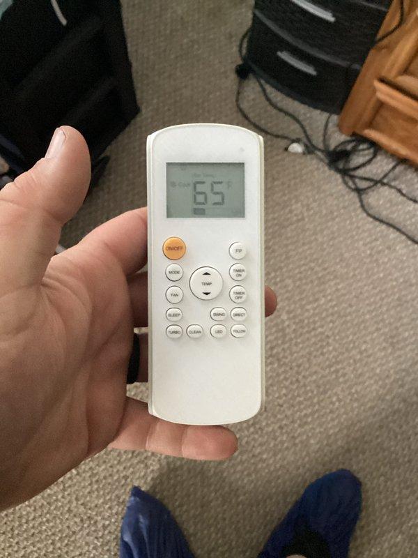 Completed basic monthly maintenance on two mini-split systems totaling six indoor air handler units. Performed filter cleaning and replacement on all six heads, verified remote control functionality with temperature settings, and confirmed proper operation of floor-mounted unit with digital controls displaying correctly.
