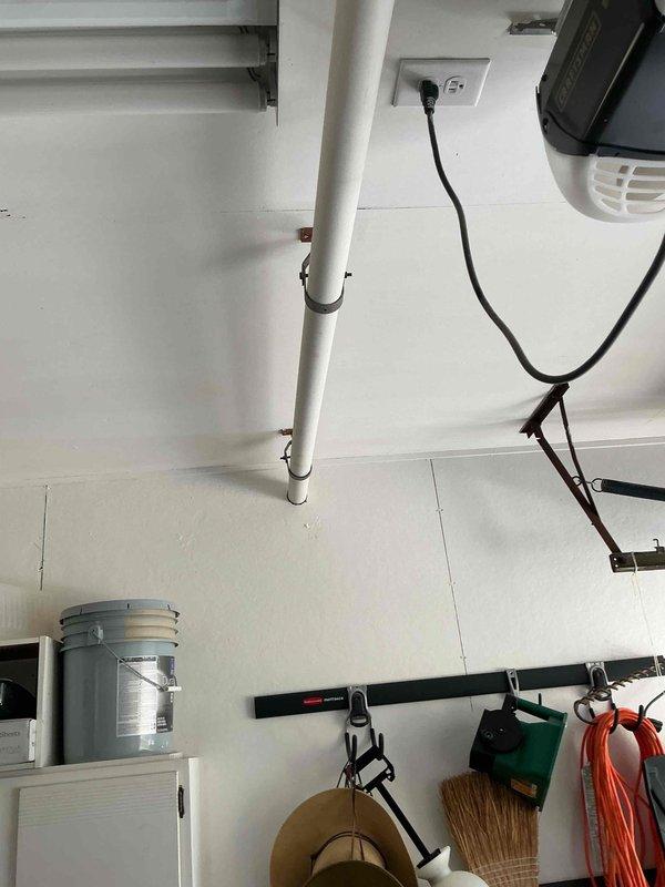 Conducted on-site evaluation for heat pump water heater installation at residential property. Assessed existing mechanical room infrastructure including HVAC ductwork, PVC piping systems, and utility space configuration to determine optimal placement and installation requirements for new heat pump water heater unit. Documented current plumbing connections, electrical access points, and clearance specifications necessary for proper equipment installation and code compliance.