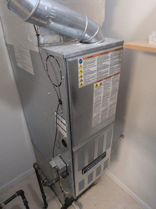 Completed comprehensive tune-up and combustion analysis on residential AIRTEMP gas furnace that had not received maintenance in three years. Performed thorough cleaning of blower assembly, burner components, and heat exchanger, conducted combustion efficiency testing which confirmed optimal performance, and verified all safety controls and electrical connections were functioning properly.