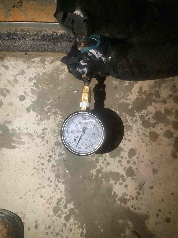 Responded to no cooling complaint on geothermal system with thermostat displaying fault codes. Connected manifold gauges to assess system pressures and diagnose cooling failure. Performed diagnostic testing to identify root cause of system malfunction and restore proper operation.