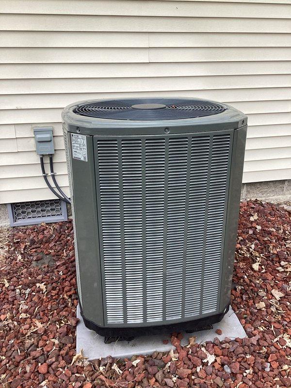 Completed comprehensive cooling system maintenance on residential HVAC unit. Installed new MERV 11 air filter (20x20x4) as part of maintenance plan coverage. Inspected outdoor condenser unit, verified proper operation of all components, and documented equipment condition with photos. Unit operating efficiently with no issues identified.