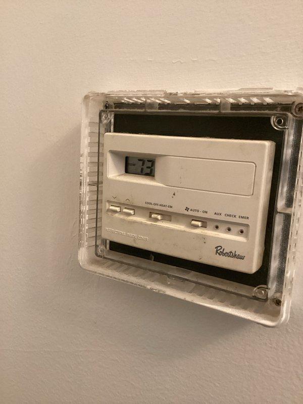 Completed basic monthly heating maintenance visit on residential HVAC system. Performed standard system inspection, verified thermostat operation and temperature settings, and conducted visual assessment of outdoor condensing unit. All equipment found operating within normal parameters with no immediate service concerns identified.