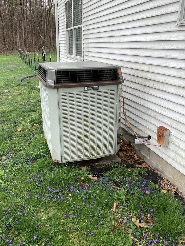 Completed basic monthly heating maintenance visit on residential HVAC system. Performed standard system inspection, verified thermostat operation and temperature settings, and conducted visual assessment of outdoor condensing unit. All equipment found operating within normal parameters with no immediate service concerns identified.