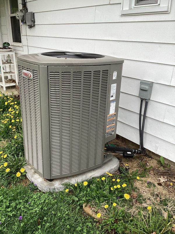 Responded to warranty call for newly installed Lennox air conditioning system experiencing low pressure cutout. Upon arrival, performed diagnostic assessment of outdoor condensing unit and associated components. Inspected refrigerant lines, electrical connections, and drainage system for proper installation and operation. Verified unit specifications against manufacturer requirements and confirmed all safety controls were functioning correctly. System operational upon completion of service visit, with all components meeting warranty standards and performing within normal parameters.