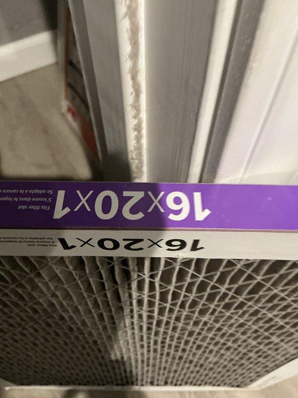 Completed monthly HVAC maintenance visit under heating membership plan. Inspected air handler unit, verified proper operation of all components, and replaced 16x20x1 air filter. Checked condensate drain line and connections, confirmed all safety labels present and legible, and documented equipment condition with photographs.