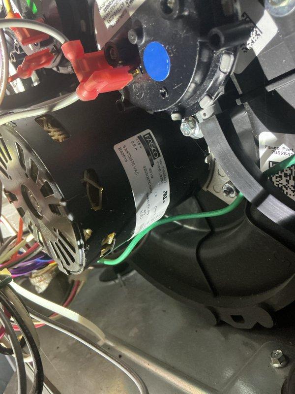 Completed comprehensive heating maintenance on residential HVAC system including inspection of air handler, blower motor assembly, electrical connections, and control wiring. Customer comfort heating agreement renewed through 8/20/26; standard 16x25x4 filter not included in service agreement.
