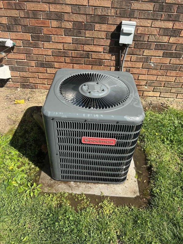 Completed routine preventative maintenance on residential split HVAC system consisting of indoor furnace/air handler and outdoor condenser unit. Performed comprehensive inspection of both indoor and outdoor components, verified all mechanical and electrical connections, checked refrigerant levels, cleaned condenser coils, inspected fan operation, and confirmed proper system operation with no deficiencies noted.