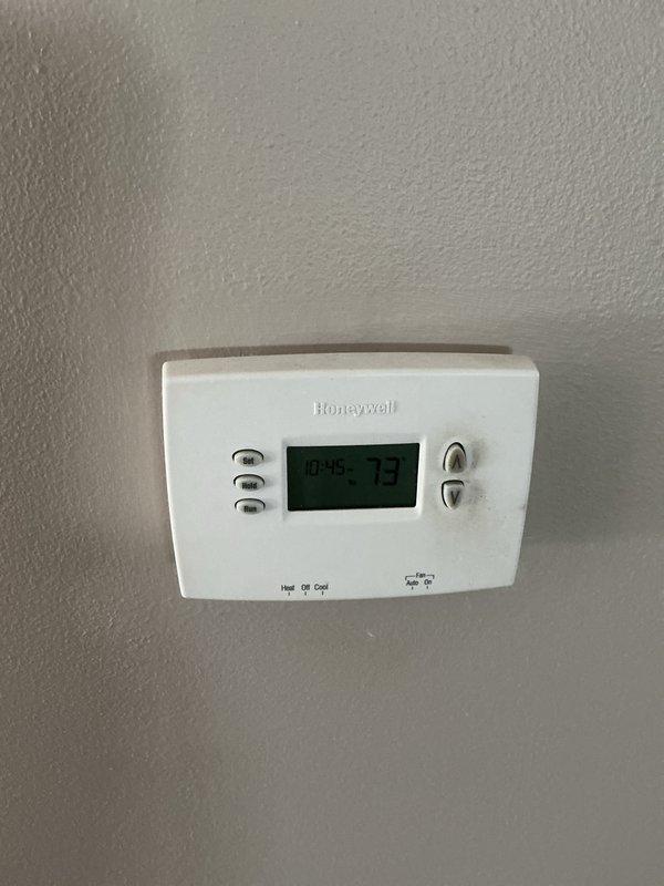 Performed comprehensive cooling tune-up on residential Goodman HVAC system located in attic space. Inspected air handler unit, verified proper operation of all mechanical and electrical components, checked refrigerant levels, cleaned condenser coils, and tested system cycling through Honeywell digital thermostat. All equipment functioning within manufacturer specifications with no issues identified.