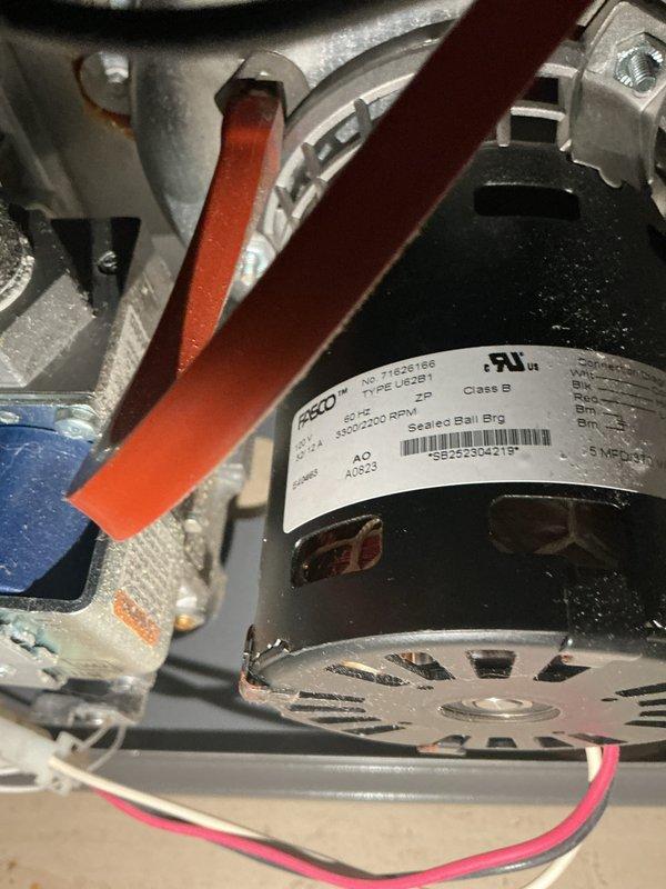 Performed routine heating maintenance on residential gas furnace system under CCHP renewal contract. Inspected internal components including burners, heat exchanger, blower motor assembly, and electrical controls with front panel removed for thorough access. Verified proper operation of condensate drain lines and PVC piping configuration. Documented filter housing location and current filter condition; noted filter size specifications for future service reference. All mechanical and electrical components found operating within normal parameters.