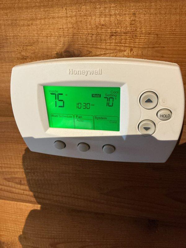 Completed scheduled cooling season maintenance on HVAC system. Performed comprehensive inspection of equipment including condenser unit, evaporator coil, and refrigerant lines. Verified thermostat operation and temperature differential. Checked electrical connections, capacitor values, and amp draw on compressor and blower motor. Cleaned condensate drain line and confirmed proper drainage. Tested system startup and shutdown cycles. All components operating within manufacturer specifications. Noted filter size as 16x25x4 for homeowner reference. System ready for cooling season operation.