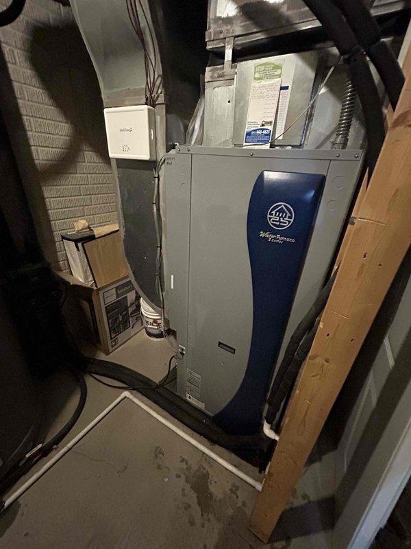 Returned to residential property to install loop conditioner on hydronic heating system. Accessed control panel and verified electrical connections, then integrated conditioner unit into existing return loop configuration. System tested and operating within normal parameters upon completion.