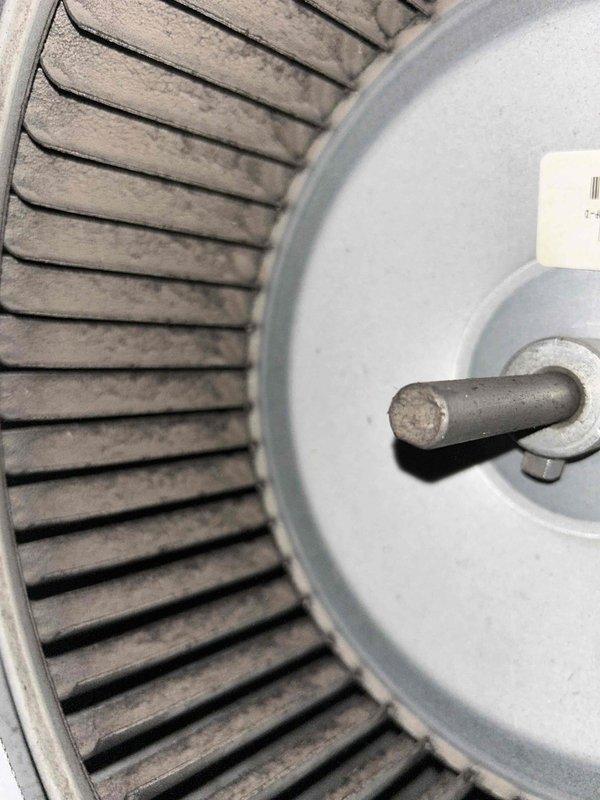 Completed monthly maintenance on Goodman furnace including replacement of 16x25x4 air filter. Inspected internal components, gas valve assembly, blower motor, and electrical connections with all wiring secure and operational. Noted significant dust accumulation on blower wheel assembly that will require cleaning at next service interval to maintain optimal airflow efficiency.