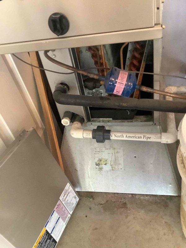 Responded to no cooling complaint on residential air conditioning system. Upon arrival, performed diagnostic testing of outdoor condensing unit using manifold gauge set to measure refrigerant pressures and digital multimeter to check electrical parameters. Inspected indoor evaporator coil assembly, refrigerant lines, and condensate drain system for proper operation and any visible defects.