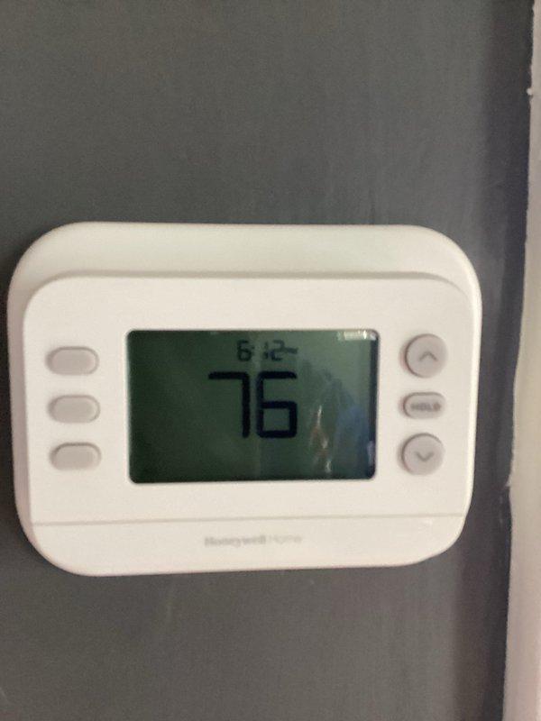 Responded to no airflow complaint at residential property. Upon arrival, inspected furnace unit and thermostat system. Verified thermostat was calling for operation with display showing 76°F setpoint. Performed diagnostic assessment of furnace blower assembly and internal components. Inspected blower motor, wiring harnesses, and electrical connections for proper operation. Checked control board functionality and gas valve assembly. Verified proper installation of condensate drain lines and exhaust venting. Restored system to normal operation with adequate airflow from all supply vents. Unit tested and left in proper working condition.