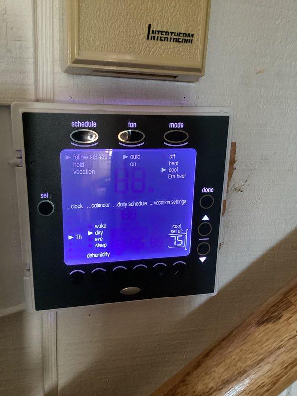 Responded to no cooling complaint on residential HVAC system. Upon arrival, accessed control panel and inspected electrical components including contactor, capacitor, and motor connections. Verified thermostat operation and confirmed system settings were properly configured for cooling mode. Identified issue, performed necessary repairs to restore cooling function, and tested system to ensure proper operation before departure.
