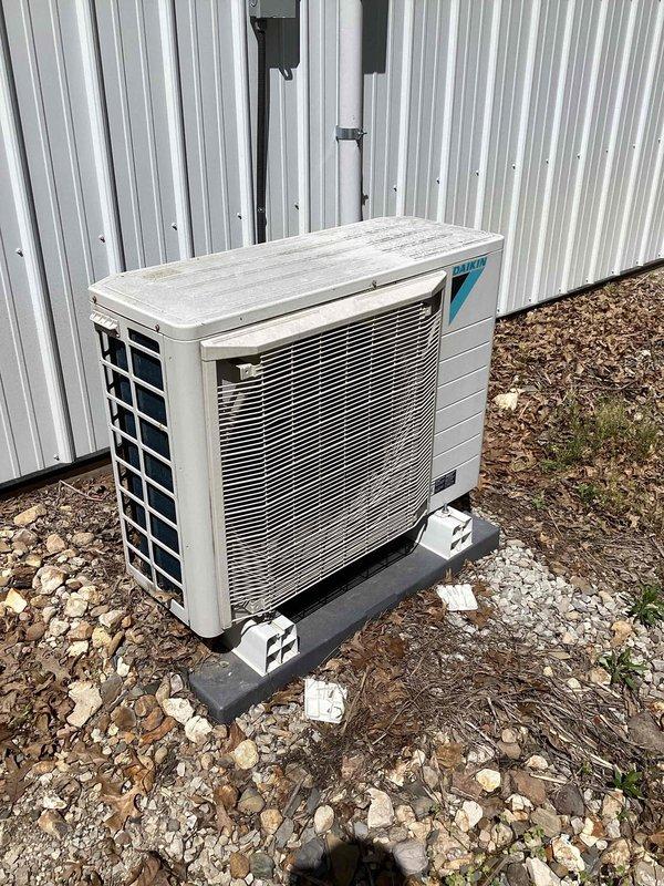 Completed monthly HVAC maintenance service including replacement of 20x20x4 air filter in the air handling system. Inspected Daikin outdoor condensing unit, confirmed proper operation, and verified system airflow direction. All equipment found in satisfactory working condition with no issues identified.