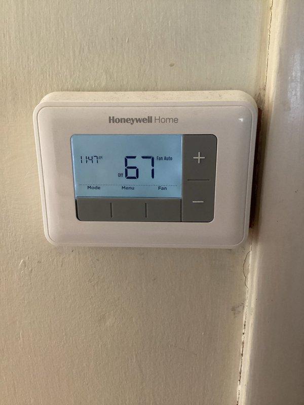 Returned to property to complete previously diagnosed repair by installing new pressure switch on HVAC system. Removed failed pressure switch assembly and installed replacement unit sourced from Johnstone Supply (part #243939968-101). Verified all electrical connections were secure, tested system operation, and confirmed proper heating cycle initiation. System now functioning normally with thermostat responding correctly to temperature demands.