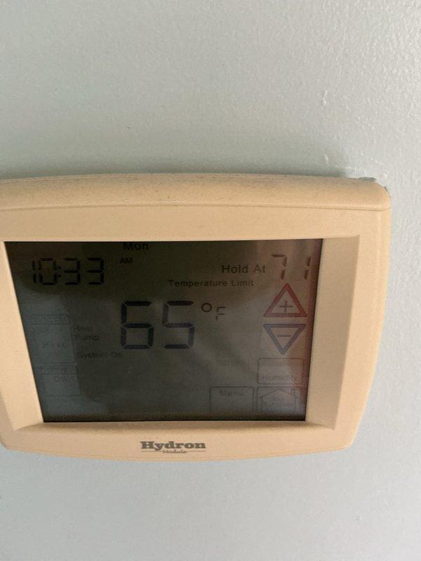 Completed heating maintenance service on residential HVAC system. Performed routine inspection of thermostat operation, verified temperature settings and system controls, and inspected mechanical equipment and electrical connections in utility space. Customer's comfort club membership was renewed, and standard 20x25x4 filter was not included per service agreement terms.