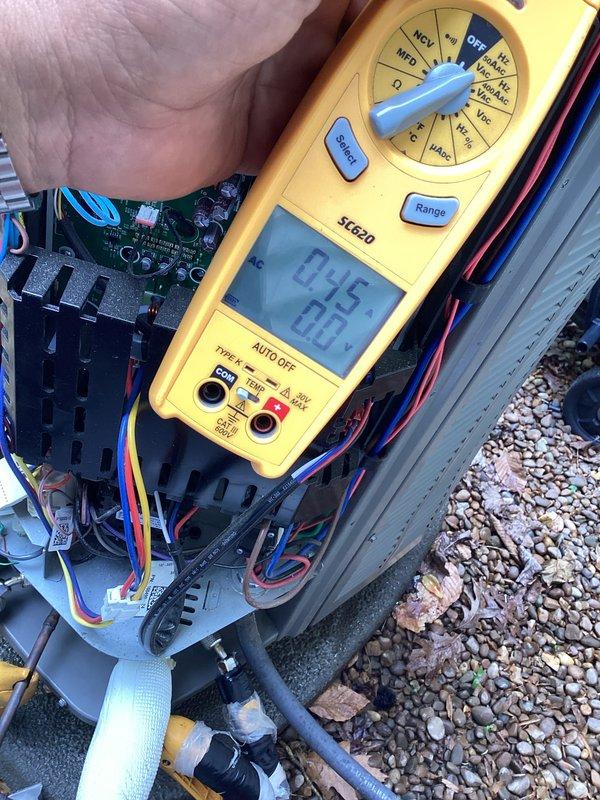 Completed comprehensive cooling maintenance under preventative maintenance agreement. Inspected evaporator coil and noted moderate dust and debris accumulation on finned surfaces requiring attention during service. Replaced 20x25x4 air filter as included in maintenance plan. Performed electrical diagnostics on outdoor unit, measuring voltage and amperage at control board with readings of 0.25 and 26.0 respectively, confirming proper electrical operation. Verified all system components functioning within normal parameters. System operational upon completion of maintenance service.