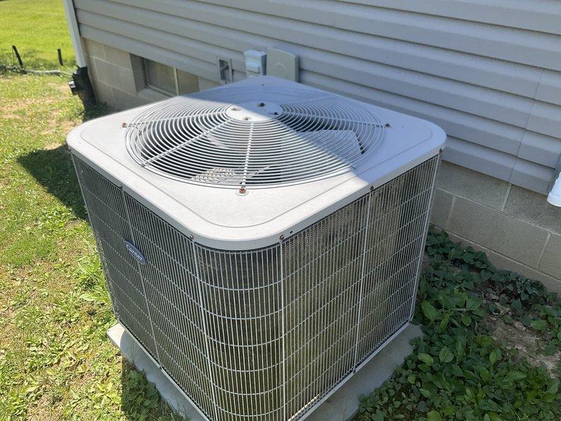 Responded to service call for failed heat exchanger requiring full system replacement. Conducted comprehensive assessment of existing HVAC system including basement-installed furnace and outdoor condensing unit. Documented current equipment conditions and installation configurations. Prepared complete system replacement estimate for new heating and cooling equipment to address failed heat exchanger and provide updated, efficient climate control solution.