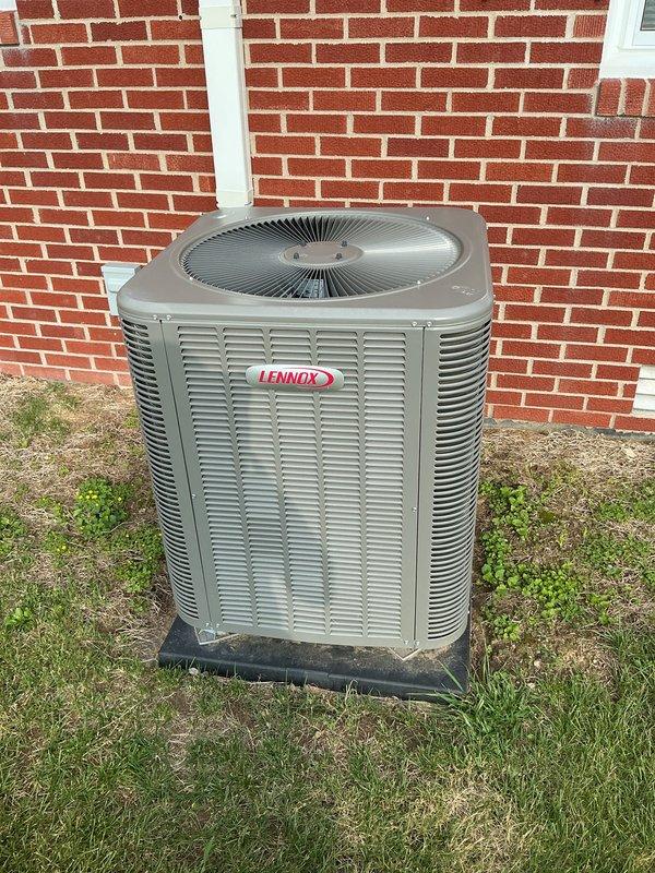 Completed comprehensive HVAC maintenance on Lennox cooling system, including outdoor condenser unit and indoor air handler. Performed standard cooling season inspection, verified refrigerant levels, checked electrical connections, and confirmed proper operation of both outdoor and indoor components. Customer advised that 20x20x4 filter is not included in service and system is enrolled in renewal program through December 2026.
