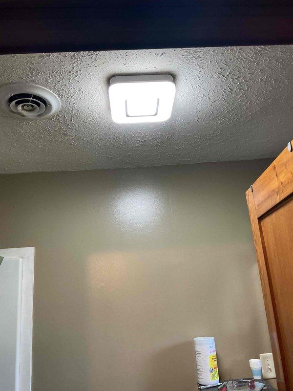 Replaced defective bathroom exhaust fan with new unit, ensuring proper ventilation functionality. Verified electrical connections, secured mounting hardware, and tested operation to confirm optimal performance. Work area was left clean with all components properly installed and functioning as intended.