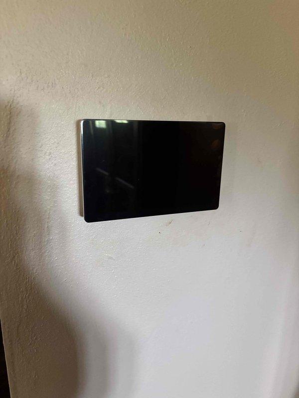 Completed full system installation of Lennox heat pump and gas furnace. Installed new digital thermostat with touchscreen display and verified proper system operation with supply air temperature reading of 59°F. All equipment tested and functioning within manufacturer specifications.