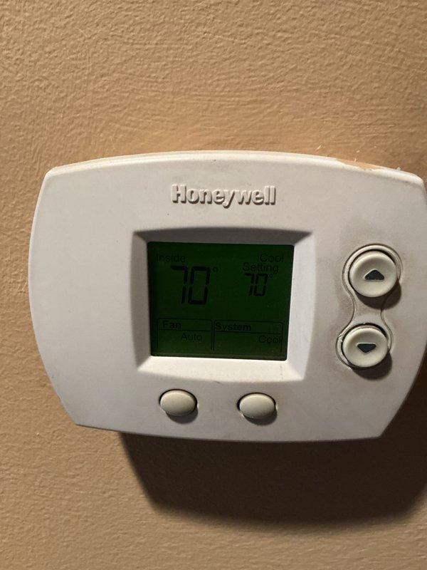 Completed comprehensive cooling maintenance on residential HVAC system, including inspection of air handler unit and thermostat functionality. Performed routine maintenance checks per monthly service agreement; customer to provide 20x20x4 filter separately as it is not included in basic service plan.