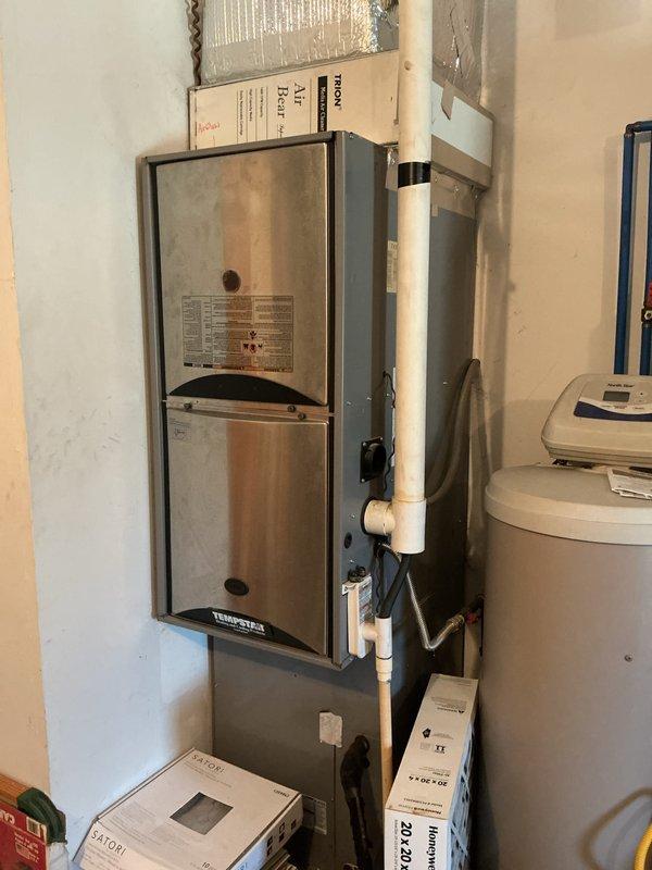 Completed comprehensive cooling maintenance on residential HVAC system, including inspection of air handler unit and thermostat functionality. Performed routine maintenance checks per monthly service agreement; customer to provide 20x20x4 filter separately as it is not included in basic service plan.