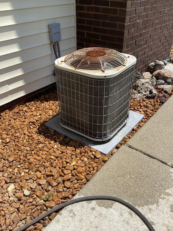 Completed comprehensive cooling maintenance on residential HVAC system. Performed full system inspection of outdoor condensing unit and indoor components, verified proper operation of all mechanical and electrical systems, and inspected refrigerant lines, control box connections, and safety devices. System is operating within normal parameters; customer reminded that 16x25x4 filter is not included in maintenance agreement.