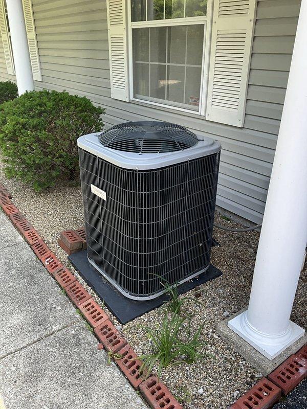Conducted site assessment for ductwork relocation project in condominium unit, evaluating feasibility of converting existing underground duct system to overhead ceiling installation. Inspected current HVAC configuration including furnace/air handler unit in mechanical closet and exterior condenser unit, documented existing flexible ducting connections, and photographed equipment layout to develop comprehensive estimate for ductwork modification similar to neighboring units.