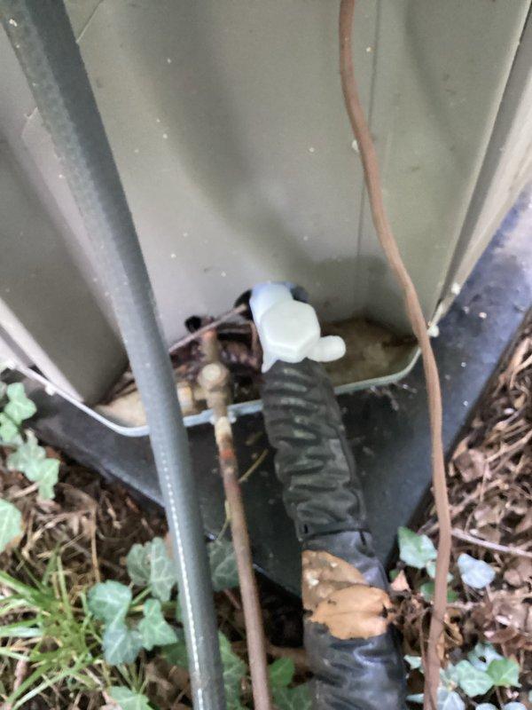 Responded to no-cooling call on residential air conditioning system. Upon arrival, found existing outdoor condenser unit inoperable and beyond economical repair. Installed new replacement condenser unit on existing concrete pad, connected refrigerant lines and electrical supply, and verified proper system operation. Unit tested and left in working condition.