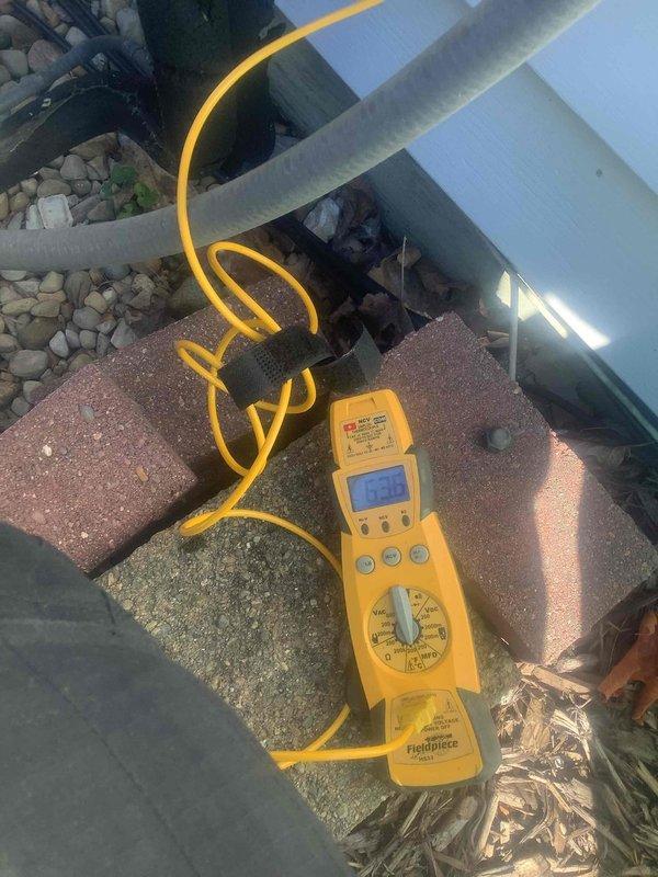 Responded to cooling complaint where thermostat was set to 71°F but indoor temperature had risen to 75°F. Replaced dirty air filter to restore proper airflow and system efficiency. Performed diagnostic testing of system components and verified unit operation upon completion.