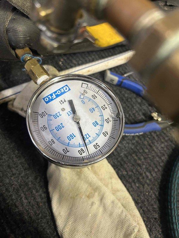 Completed monthly Comfort Care maintenance on cooling system. Performed comprehensive system diagnostics including pressure testing using calibrated gauge to verify refrigerant pressures and system performance. All measurements within normal operating parameters, system operating efficiently with no issues identified.