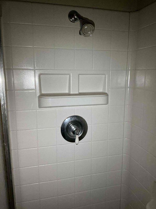 Conducted comprehensive plumbing assessment for complete residential gut and remodel project requiring full plumbing system replacement. Evaluated existing infrastructure including exposed floor joists with accessible basement/crawl space area and existing bathroom shower installation with standard fixtures. Documented current conditions of water supply lines, drain waste vent system, and fixture connections to provide accurate scope of work for complete plumbing system installation throughout the residence.