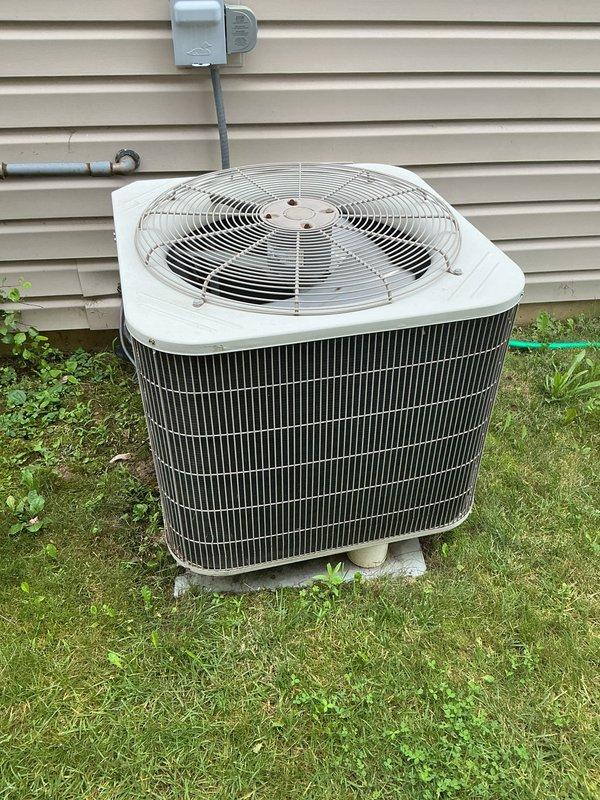 Completed comprehensive monthly maintenance on residential HVAC system including indoor air handler unit located in attic space and outdoor condensing unit. Performed CCC Basic Monthly service protocol, which included system inspection, cleaning, and filter replacement with 14x20x1 filter. Verified proper operation of both indoor and outdoor components, checked refrigerant lines and electrical connections, and documented equipment condition through photographic records. All components found operating within normal parameters.