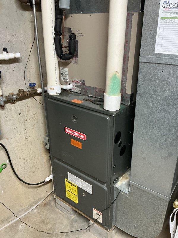 Completed comprehensive super tune-up maintenance on two residential HVAC units. Performed multi-point inspection, system diagnostics, and preventative maintenance procedures on both units. All components tested within normal operating parameters, with both systems functioning properly upon service completion.