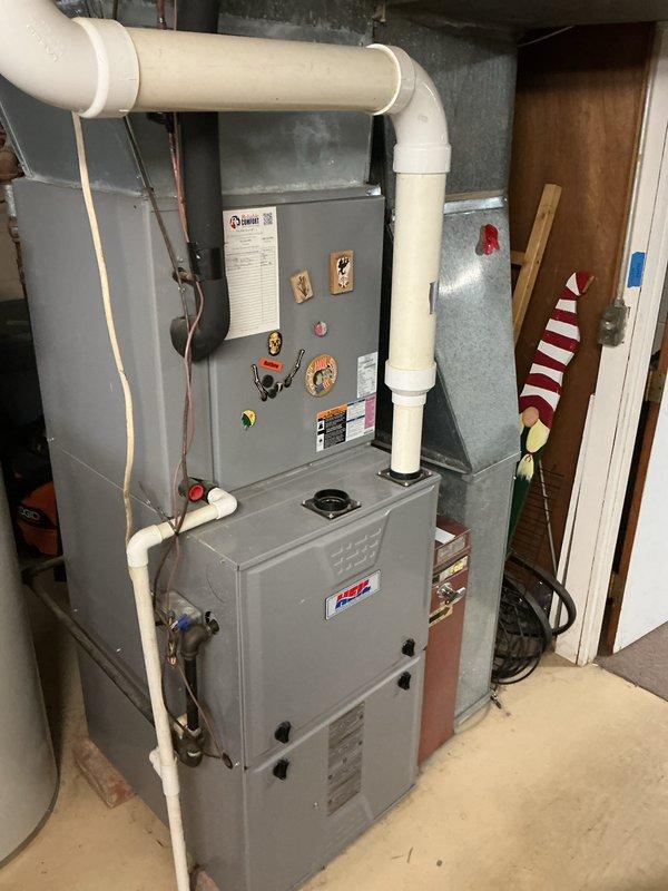 Completed comprehensive cooling system maintenance inspection per Basic Monthly service agreement. Performed visual inspection of indoor furnace unit and outdoor condensing unit, verified proper operation of all electrical components including capacitor and wiring connections, checked refrigerant line conditions, and confirmed system functionality. Customer-supplied 20x25x4 filter not provided during this visit.